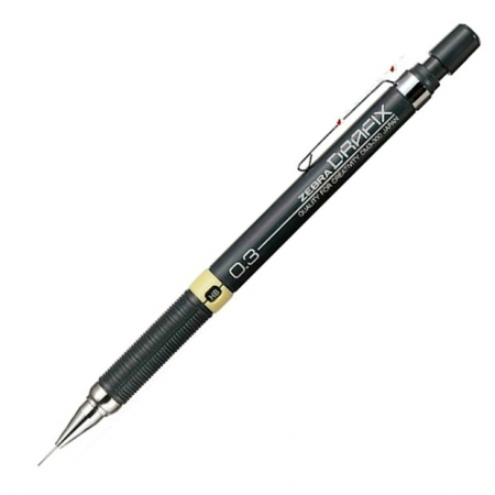 Desen Tehnic - Creion mecanic 0.3 mm Drafix, Zebra