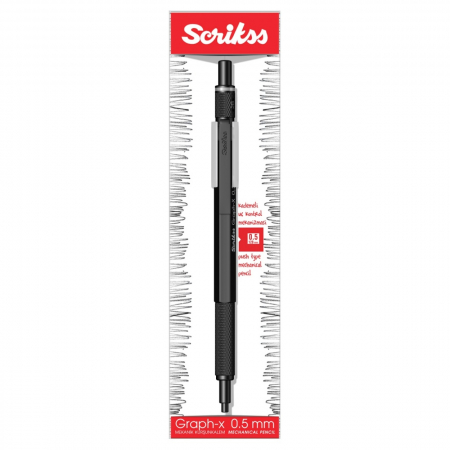 CREION MECANIC 0.5 GRAPH-X MATT BLACK BT SCRIKSS [1]