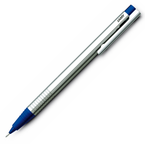 Creioane Mecanice - Creion Mecanic 0.5 LAMY Logo Stainless Steel / Blue