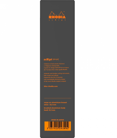 Creion Mecanic 0.5 mm Script Black, Rhodia [6]
