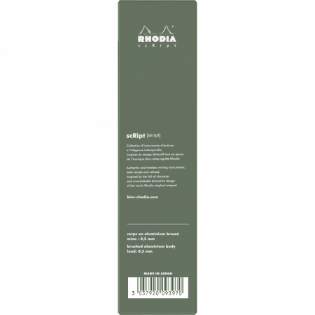 Creion Mecanic 0.5 mm Script Sage, Rhodia [5]