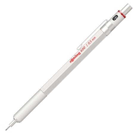 Nou! - Creion Mecanic 0.5 Rotring 600 Pearlescent White, Rotring