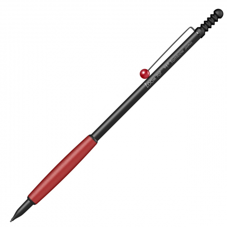 Tombow - Creion Mecanic 0.5 Zoom 707 Black/Red Tombow