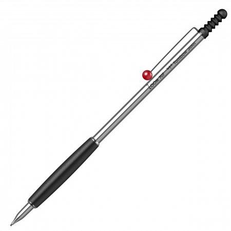 Tombow - Creion Mecanic 0.5 Zoom 707 DeLuxe Chrome/Black Tombow