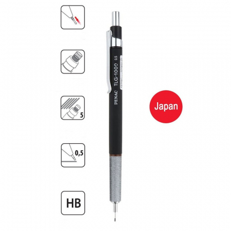 Creion mecanic profesional TLG - 1000, 0.5mm, PENAC [3]