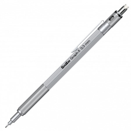 Creioane Mecanice Desen - CREION MECANIC 0.5 GRAPH-X SATIN CHROME CT SCRIKSS