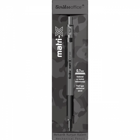 Creion Mecanic 0.7 Matri-X Gray BT, Scrikss [1]