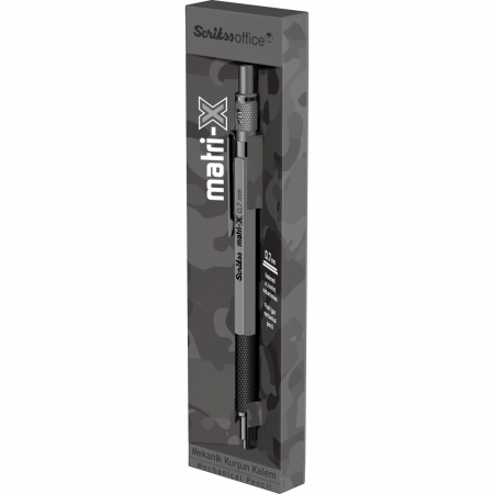 Creion Mecanic 0.7 Matri-X Gray BT, Scrikss [3]