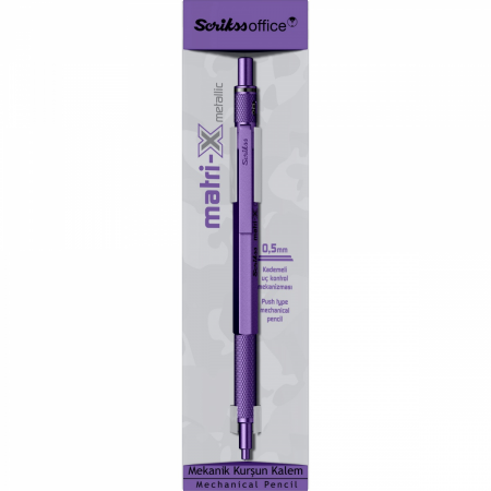Creion Mecanic 0.5 Matri-X Metallic Purple MPPT, Scrikss [1]