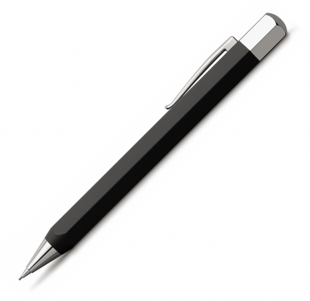 Creioane Mecanice - Creion Mecanic 0.7 Ondoro Negru Grafit Faber-Castell