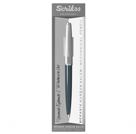 Creion Mecanic 0.7 Metropolis 78 Navy Blue Chrome CT, Scrikss [1]