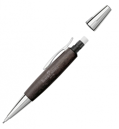 Creion Mecanic 1.4 mm E-Motion Pearwood Black Faber-Castell [1]