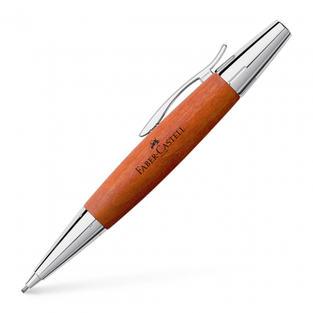 Creioane Mecanice - Creion Mecanic 1.4 mm E-Motion Pearwood / Maro Deschis Faber-Castell