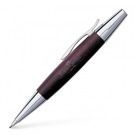 Creioane Mecanice - Creion Mecanic 1.4 mm E-Motion Pearwood Maro Inchis, Faber-Castell