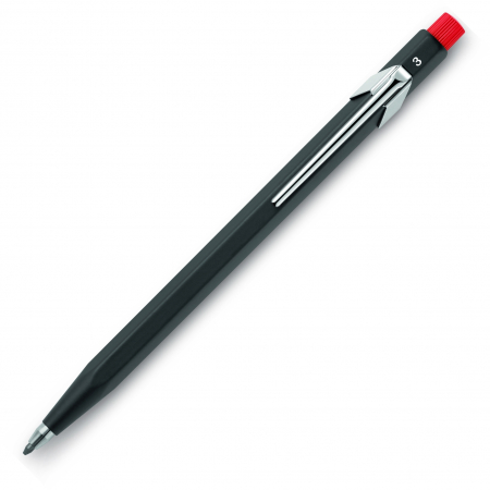 Creioane Mecanice - Creion mecanic Fixpencil Classic Grip 3.0 Black-Red Caran d´Ache