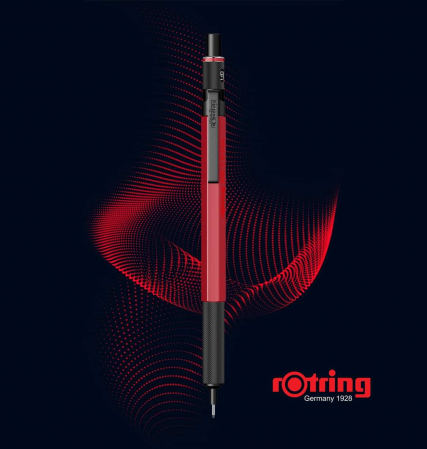 Creion Mecanic 0.5 Red Rotring 500 [2]