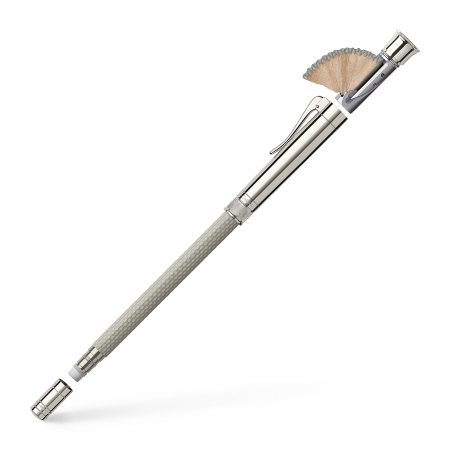 CREION PERFECT PENCIL PLATINA Guilloche Light Grey Graf Von Faber Castell [1]