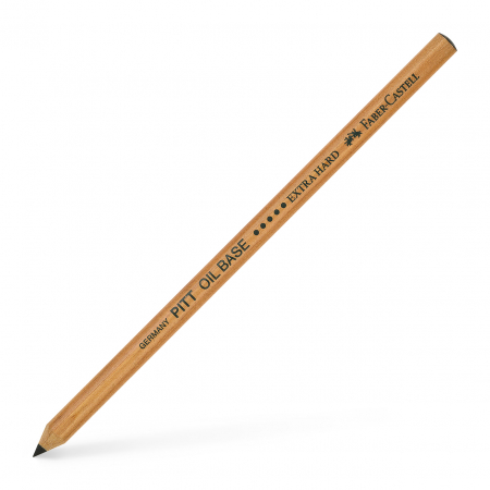Creioane Ulei - Creion Ulei Pastel PITT Monochrom Negru Extra Dur, Faber-Castell