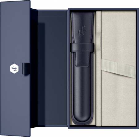 Brand - Cutie Cadou Mono cu Etui  Piele Naturala, Waterman