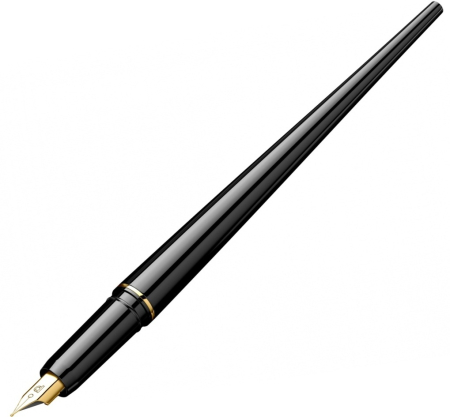 Stilouri caligrafice - Desk Pen 0.2 EF Black, Platinum