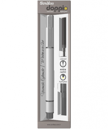 Duo Pen Scrikss Doppio Matt Chrome CT [4]