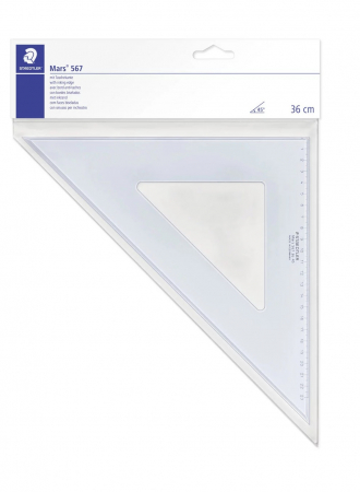 Staedtler - Echer 45 grade 36 cm, Staedtler