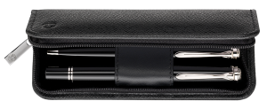Etui Piele TGX Z pt. 2 Instrumente de Scris Negru, Pelikan [1]