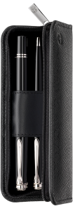 Etui Piele TGX Z pt. 2 Instrumente de Scris Negru, Pelikan [2]