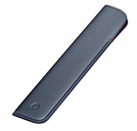 Etuiuri - Etui Leather Mono Navy Caran d'Ache
