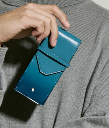 Etui Meisterstück 3‑Pen Pouch Sfumato „Smoky Blue”, Montblanc [3]