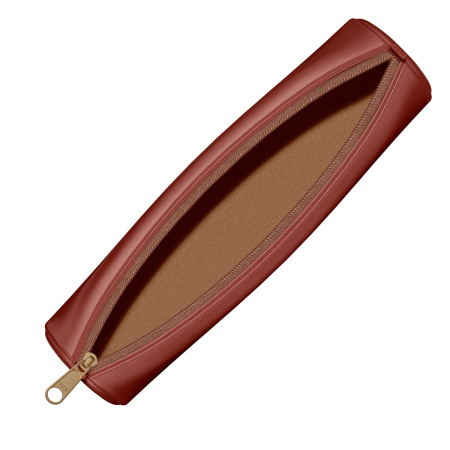 Etui Piele Combo cu fermoar Age Bag Trapezoid Brown, Clairefontaine [1]