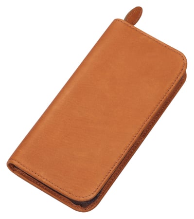 Etui Piele Namiki Zipper 3 Pens Camel, Pilot  