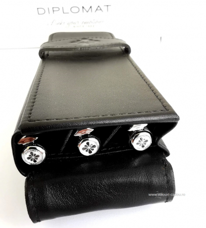 Etui Piele pt 3 Instrumente de Scris Logo, Diplomat [2]
