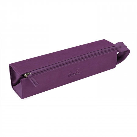 Nou! - Etui Rhodiarama Zippered Hard Case Pencil Box Purple, Rhodia