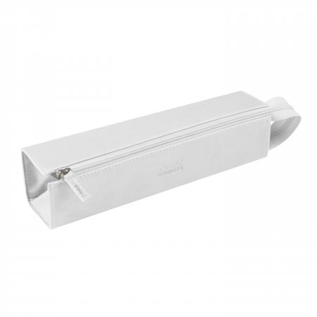 Nou! - Etui Rhodiarama Zippered Hard Case Pencil Box White, Rhodia