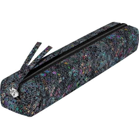 Etuiuri - Etui Slim Piele cu fermoar Laser Black 2 Piese, Clairefontaine