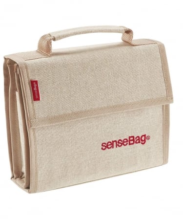 SenseBag - Etui Textil Sensebag Creme pt 36 Instrumente de Scris