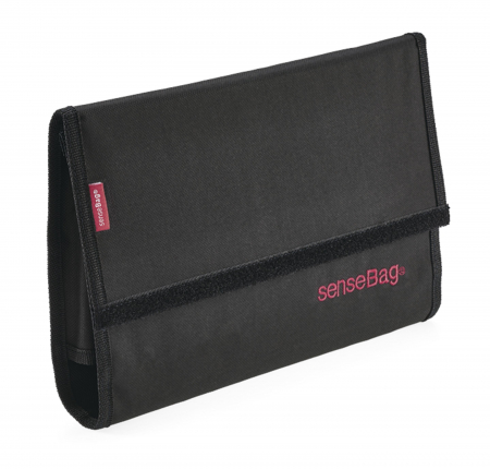 SenseBag - Etui Textil Sensebag Negru pt 24 Instrumente de Scris