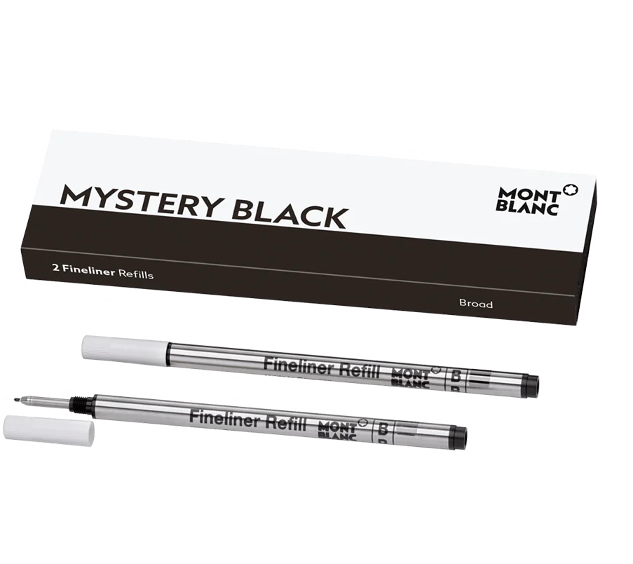 Mine Fineliner - Fineliner Refills Mistery Black set 2 buc, Montblanc