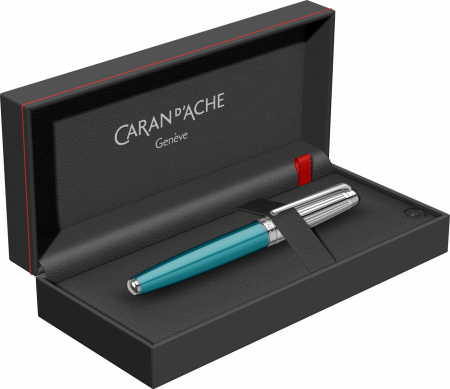 Stilou Leman Bicolor Turquoise SRT Caran d'Ache [8]