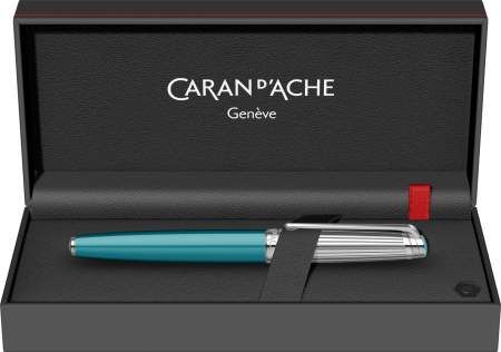 Stilou Leman Bicolor Turquoise SRT Caran d'Ache [10]