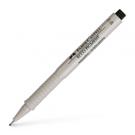 Liner Eco Pigment Negru 0.8 mm Faber-Castell [1]