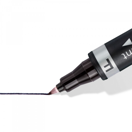 Marker Permanent 2 Capete F/M 06mm/1.5mm Rosu Staedtler [1]