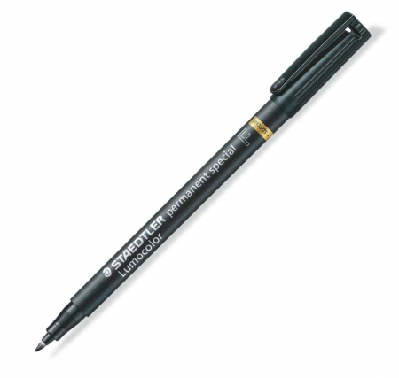 La Bucata - Marker Permanent Special F 0.6 mm Negru Staedtler
