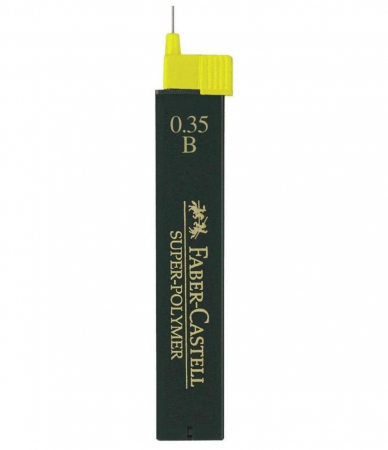 Mine Creion Mecanic - MINA CREION 0.35MM B SUPER-POLYMER FABER-CASTELL