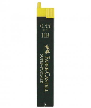 Mine Creion Mecanic - MINA CREION 0.35MM HB SUPER-POLYMER FABER-CASTELL