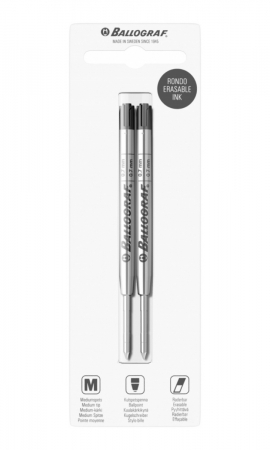 Mina Pix Rondo Eraser Black 2 buc/set, Ballograf [2]