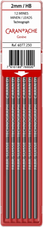 Mine Creion Mecanic - Mine creion 2 mm HB etui 12 buc Caran d'Ache