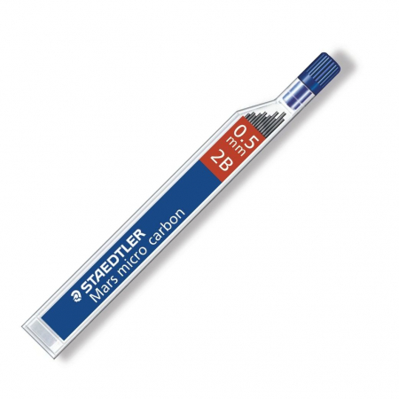 Staedtler - Mine Creion Mecanic Grafit 05 mm 2B 12/Set, Staedtler