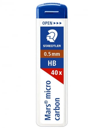 Brand - Mine Creion Mecanic Grafit 05 mm HB 40/SET, Staedtler